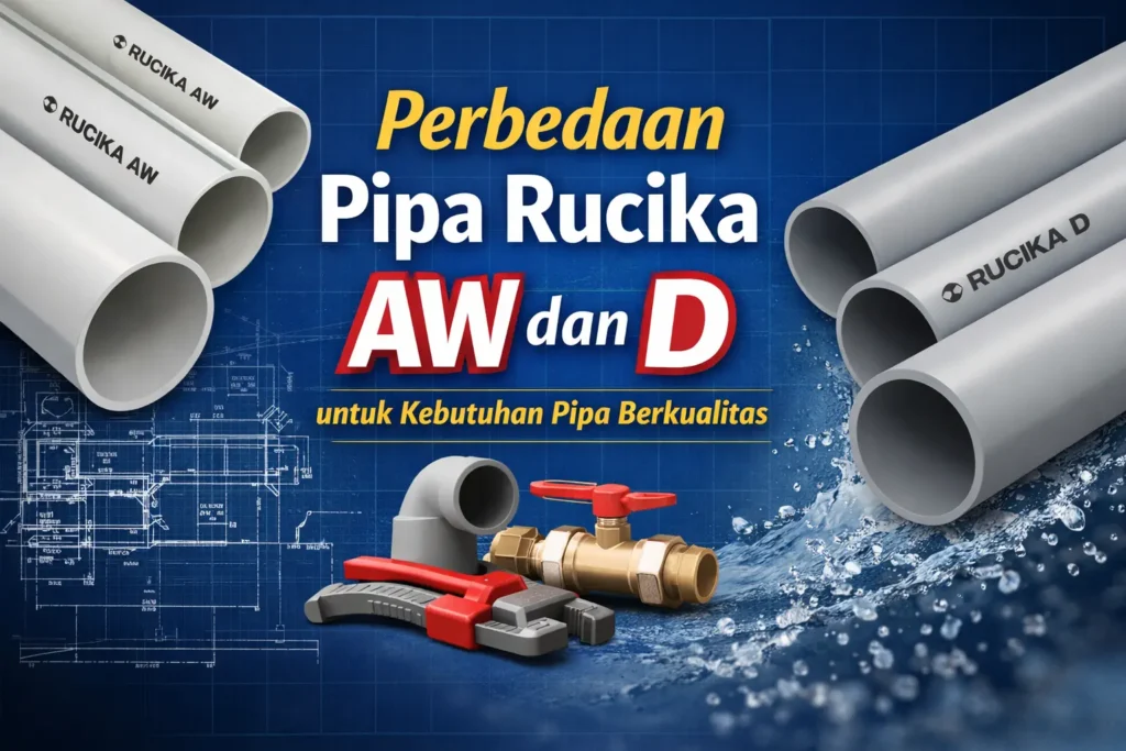 Perbedaan Pipa Rucika AW dan D