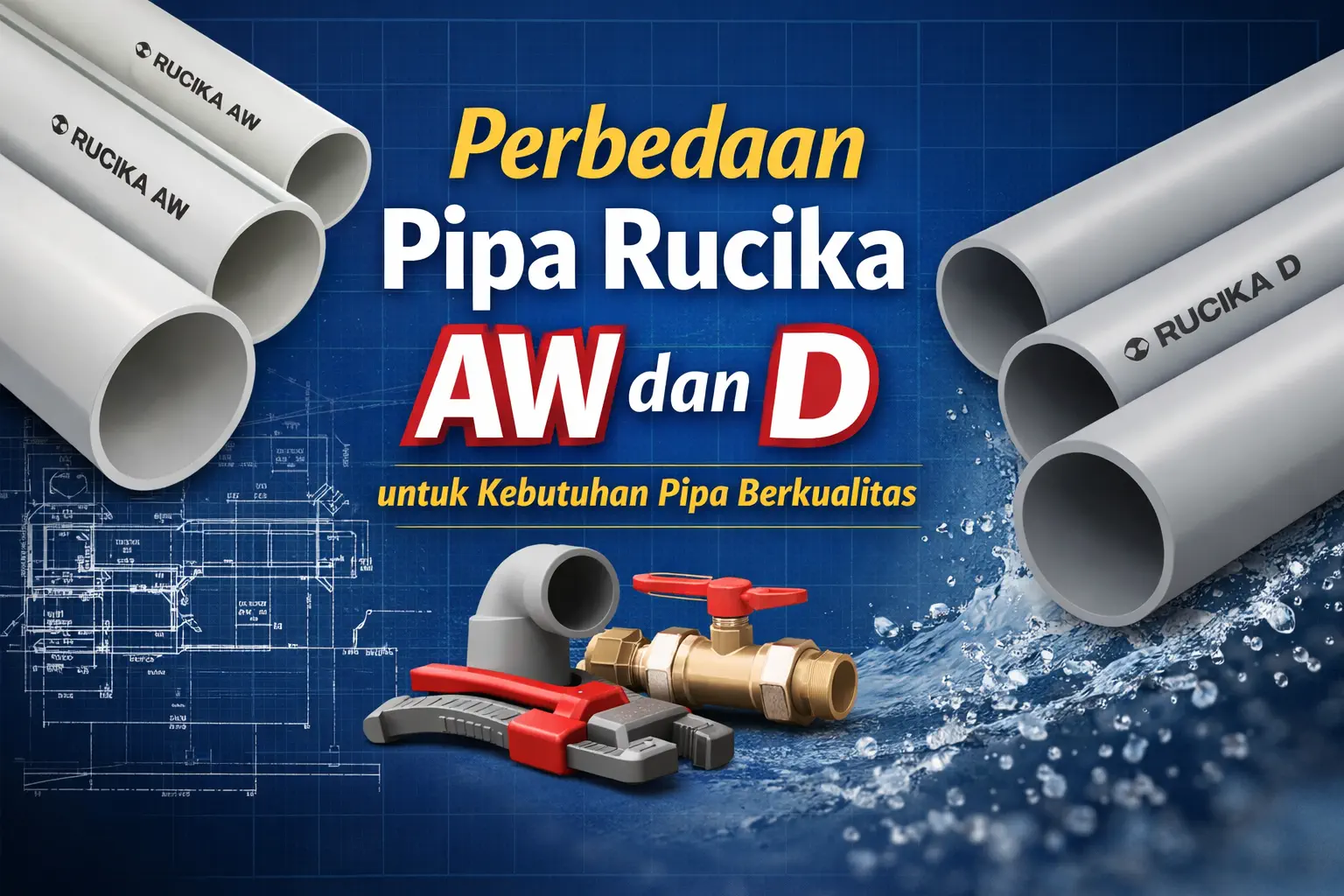 Perbedaan Pipa Rucika AW dan D