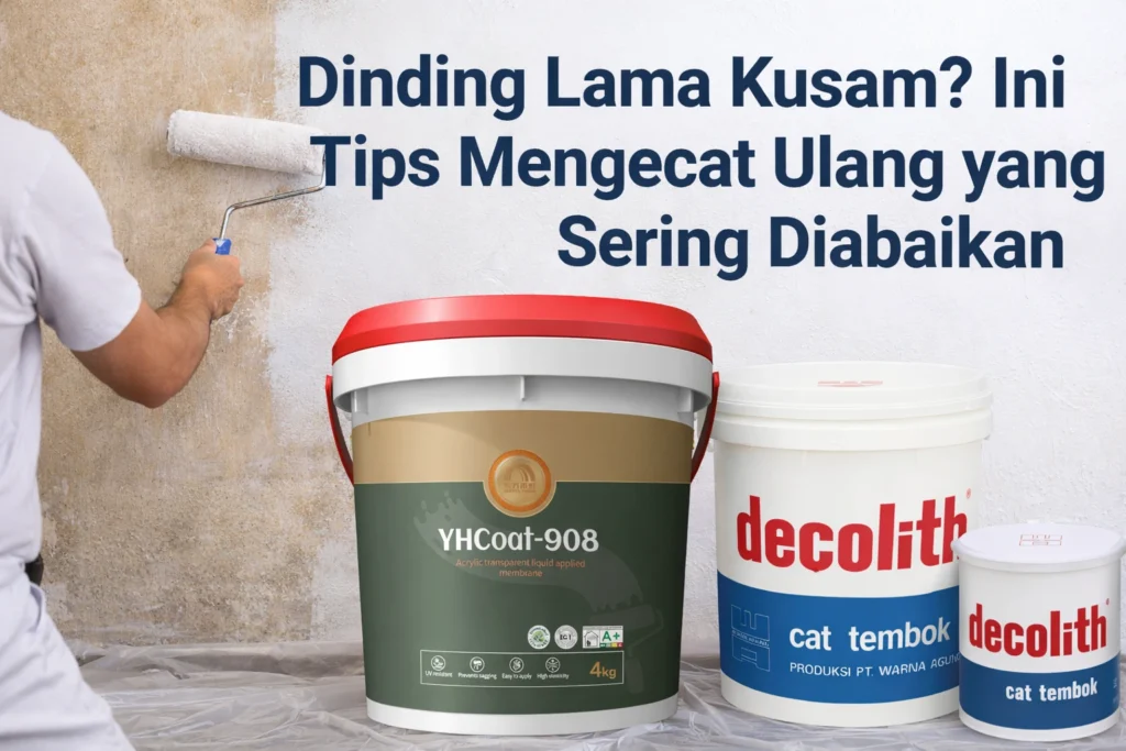 tips mengecat ulang dinding lama