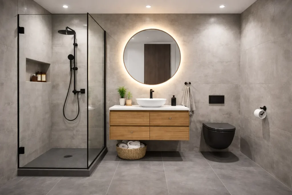 Desain kamar mandi minimalis modern