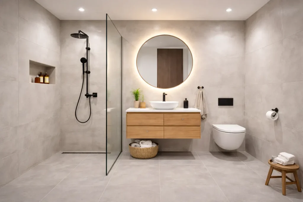 Desain kamar mandi minimalis modern