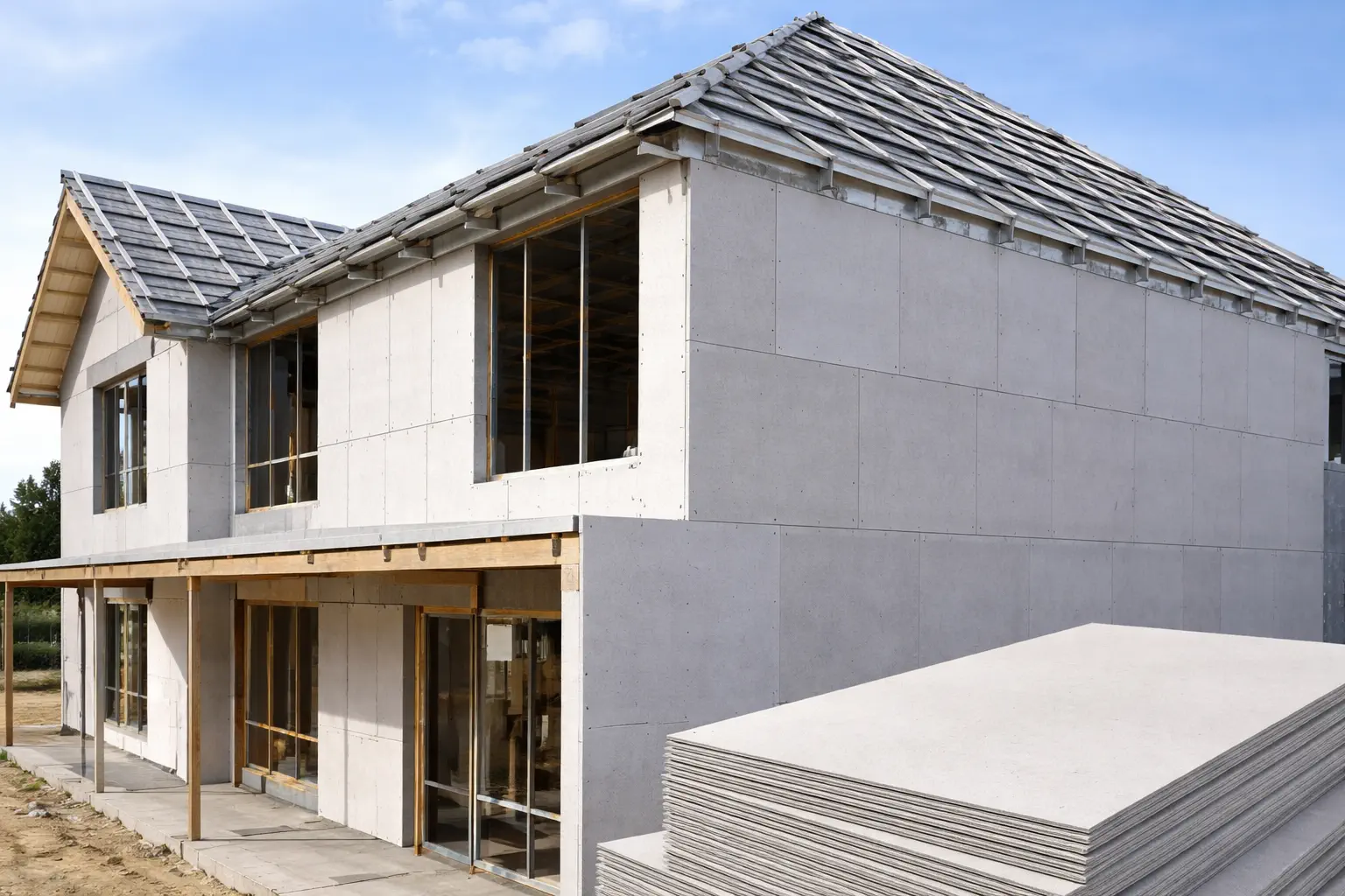 Fungsi papan fiber semen