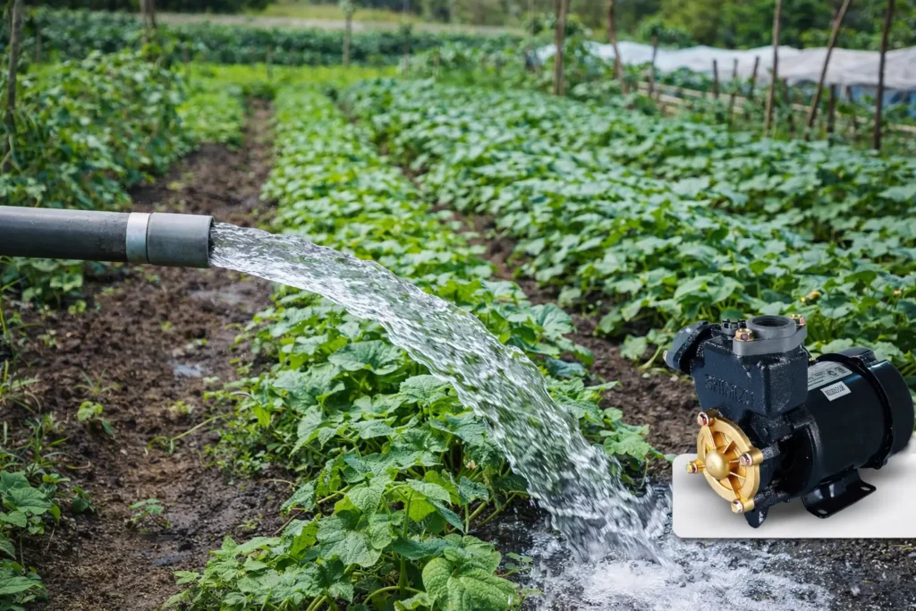 Pompa air untuk irigasi pertanian