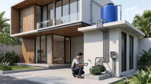 pompa air untuk tandon atas