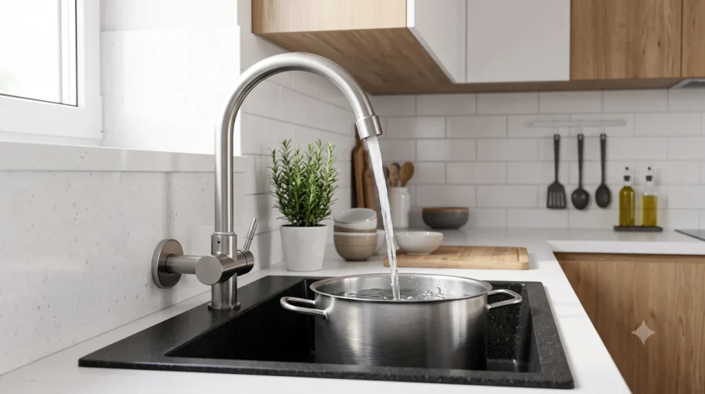 kran dapur putar multifungsi