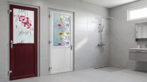 pasang pintu kamar mandi UPVC